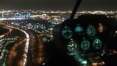 The helicopter ride was...