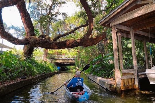 Winter Park Chain of Lakes Day Time Clear Kayak Paddle