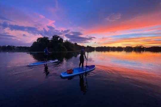 Sunset Clear Kayak or Clear Paddleboard in Orlando