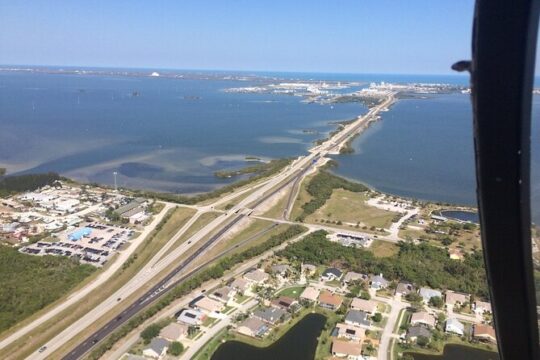Take a thrilling 1-hour Private Helicopter Ride to Space Coast