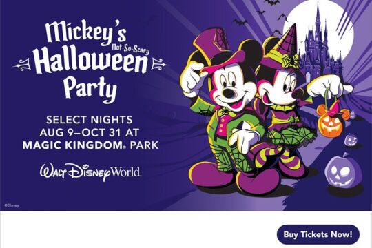 Mickey's Not So Scary Halloween Party at Magic Kingdom in Orlando